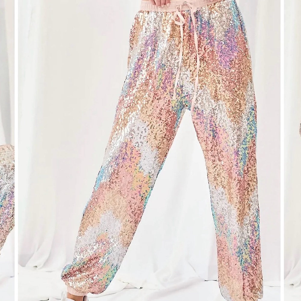Mainstrip sequin jogger pants - new!